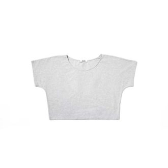 T-SHIRT ANGE GRIS version courte