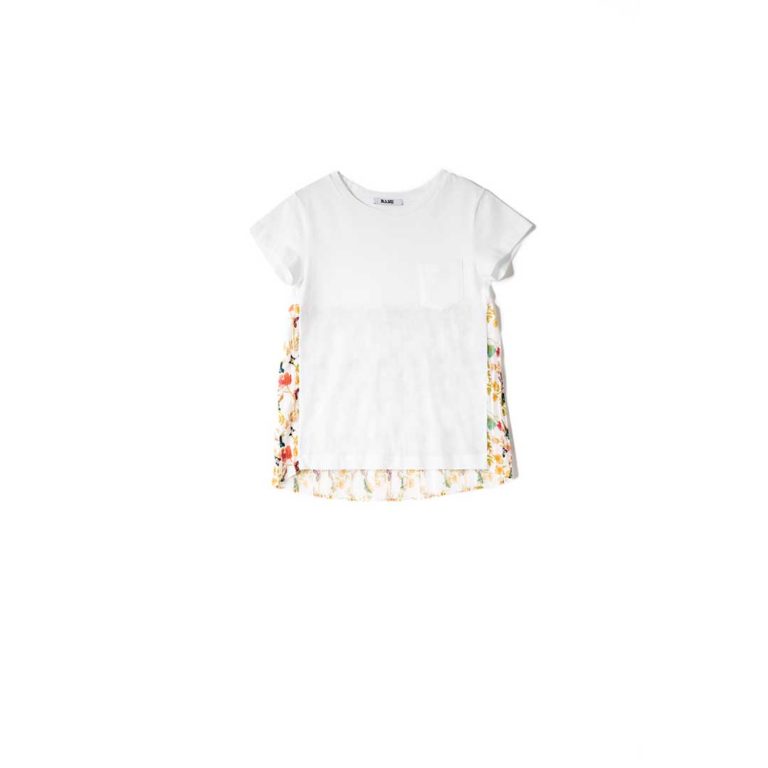T-SHIRT LITTLE GARDEN BIANCO