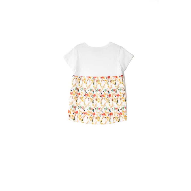 T-SHIRT LITTLE GARDEN BIANCO - immagine 2