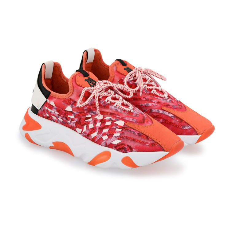 VAMPIRE PRINTED CORAL SNEAKERS - Image 3