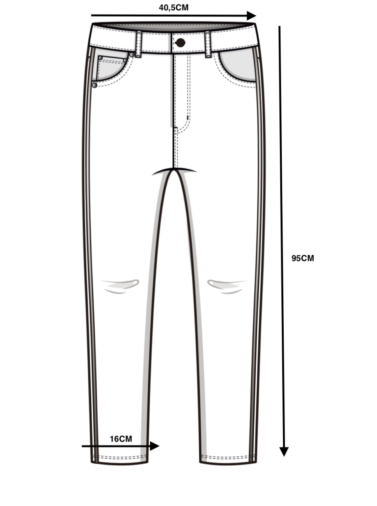 GREY JEANS WITH REFLEX ORANGE PIPING - Image 6