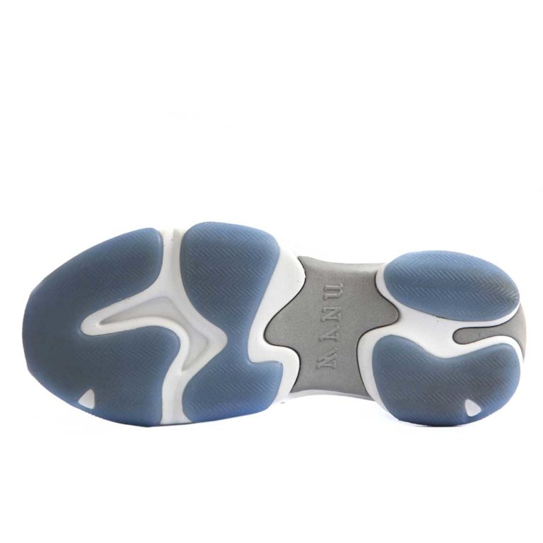 SNEAKERS BLUE MATERIALE TRANSPARENTE - immagine 2