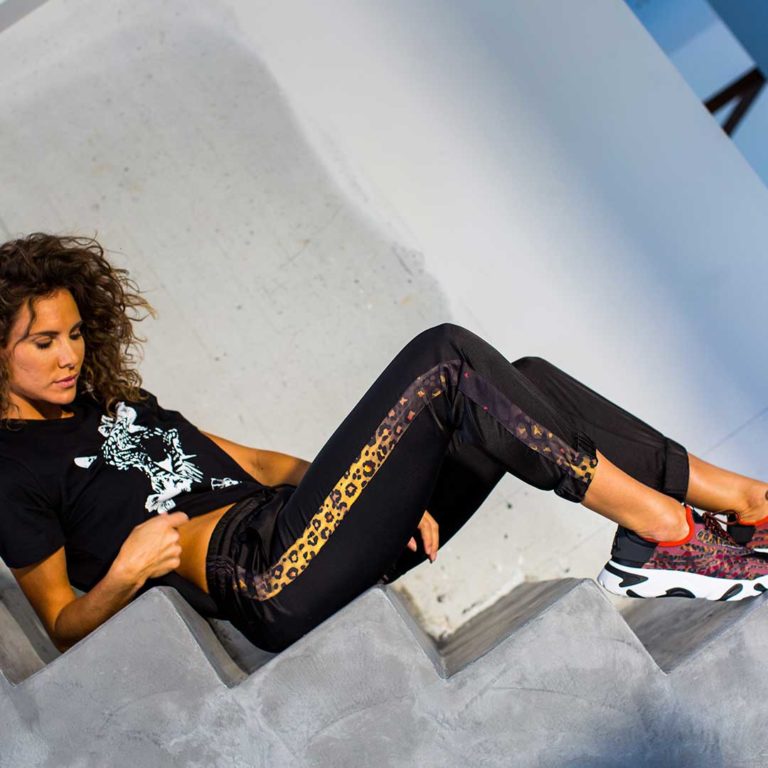 JOGGING BLACK LEOPARD STRAP - Image 2