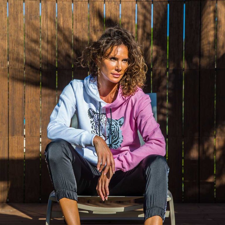 SWEATSHIRT TIGER BICOLOR WHITE - Image 2
