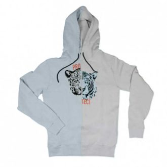 BICOLOR TIGER HOODIE