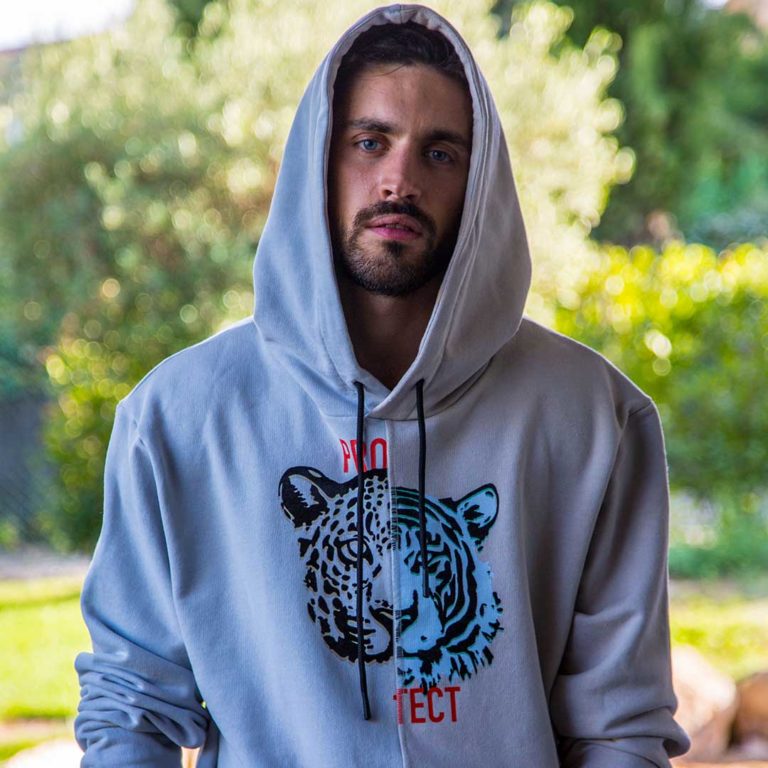 BICOLOR TIGER HOODIE - Image 2