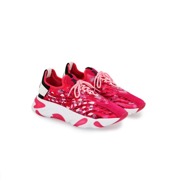 VAMPIRE SNAKE PRINT PINK SNEAKER - Image 2