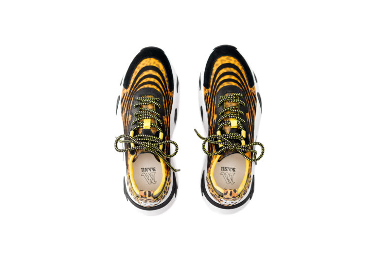 VESPA STAMPATO LEOPARDO GIALLO - immagine 2