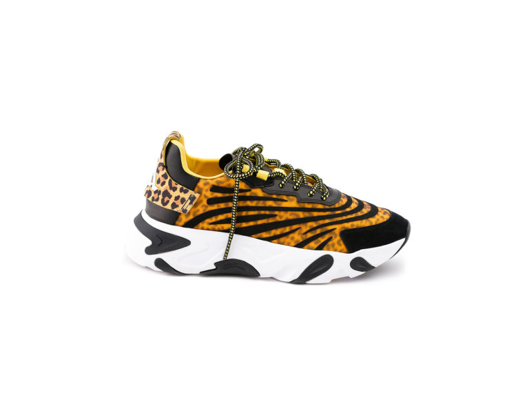 VESPA STAMPATO LEOPARDO GIALLO