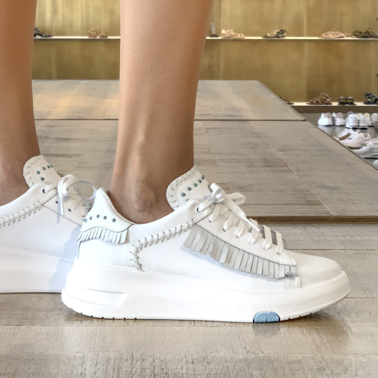 CLASH FRANGES BLANC – Image 2