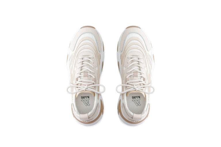 VESPA TEXTILE BLANC ET NUBUCK BEIGE – Image 6