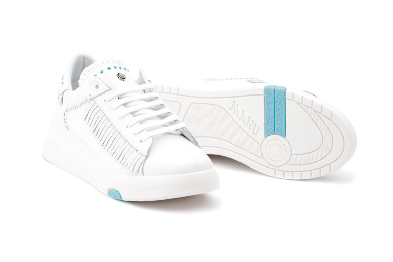 CLASH FRANGES BLANC – Image 3