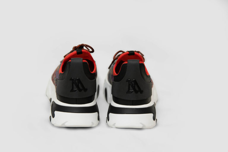 VAMPIRE LEOPARD ORANGE PRINTED SNEAKERS - Image 8