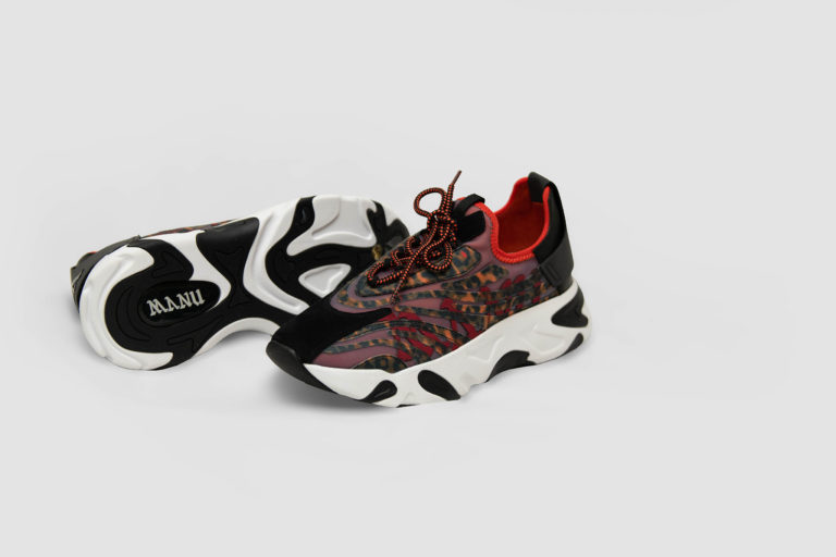 VAMPIRE LEOPARD ORANGE PRINTED SNEAKERS - Image 7
